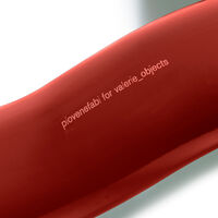 La Due Table Lamp Red
