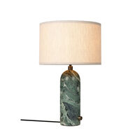 Gravity Table Lamp Small Emerald / Canvas