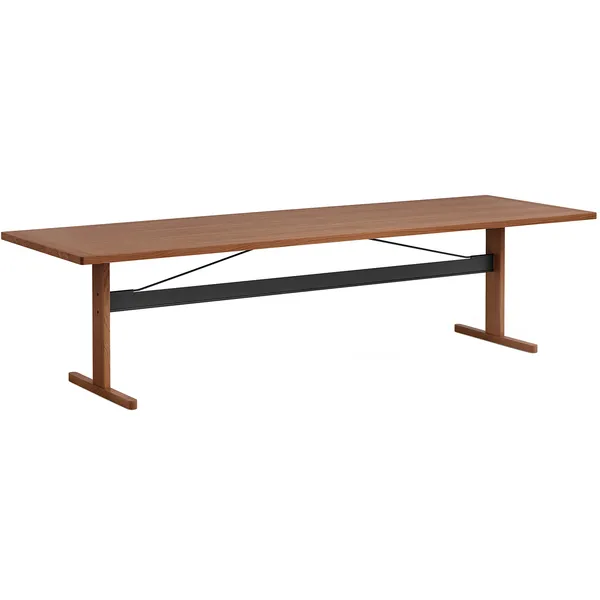 Passerelle Bord 95x300 cm Lakeret Valnød / Sort