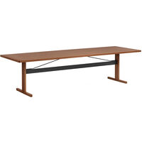 Passerelle Bord 95x300 cm Lakeret Valnød / Sort