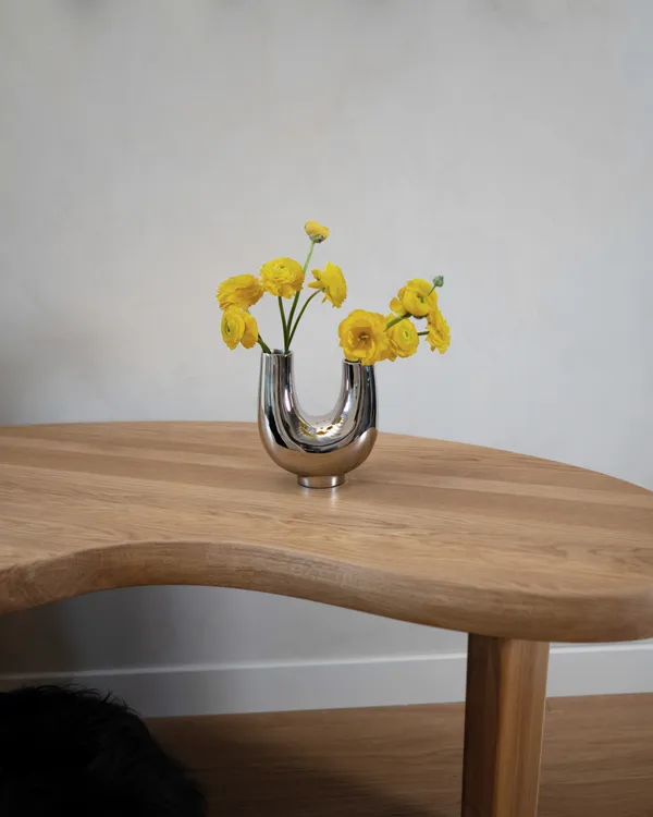 Kazumi Vase Nikkel