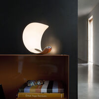 Curl LED Bordlampe Sølv