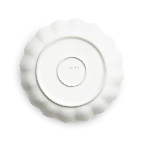 Oyster Skål 24 cm Hvit