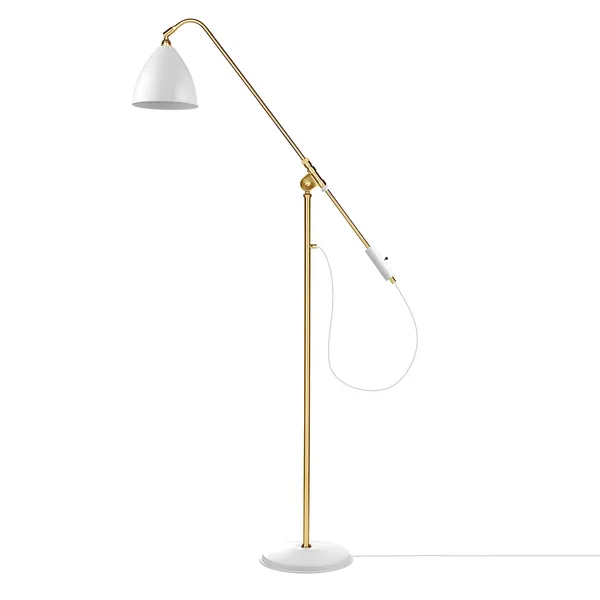 Bestlite BL4 Gulvlampe Messing/Hvid