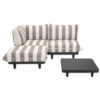Paletti Sofa Medium Med Salongbord Stripe Cacao (Left)