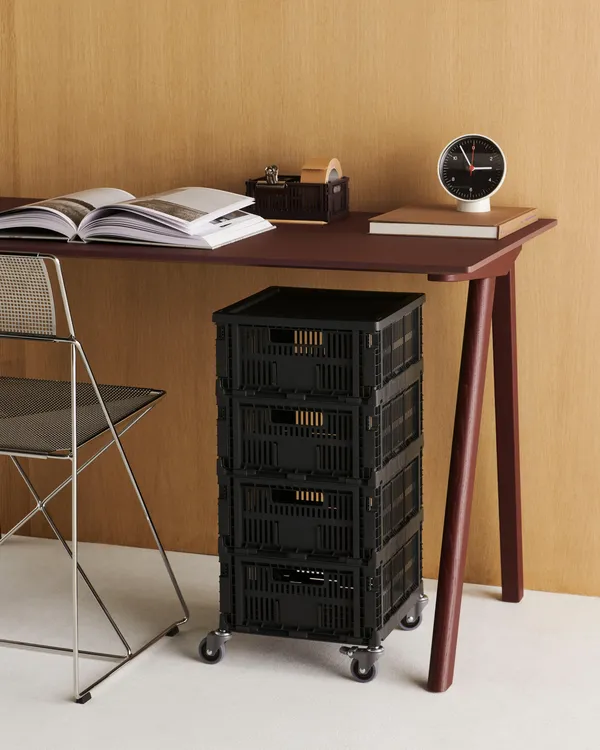 Colour Crate Large Square Oppbevaring Charcoal