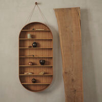 Oval Dorm Hylde 110 x 54 cm Oiled Oak