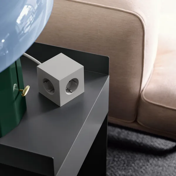 Square 1 Jatkojohto USB-C:llä / Magneetti 3 m Gotland Grey