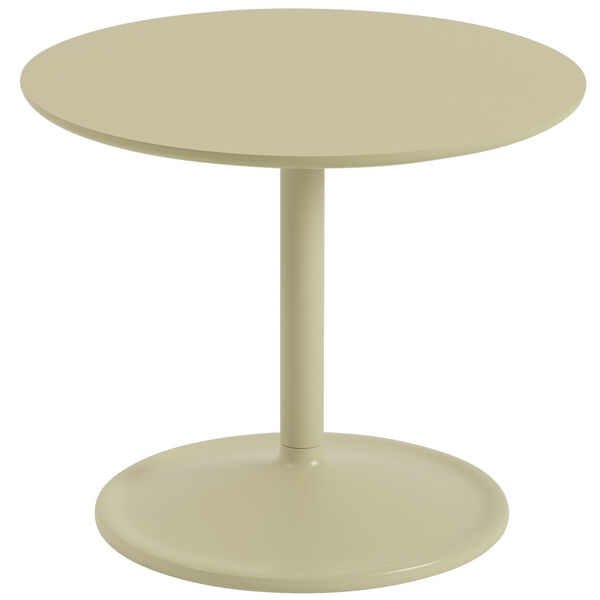 Soft Sidebord Ø48x40 cm Laminat Beige Green