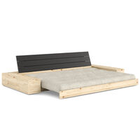Base Sofa Bed With Storage Black Night / Soft Chalk