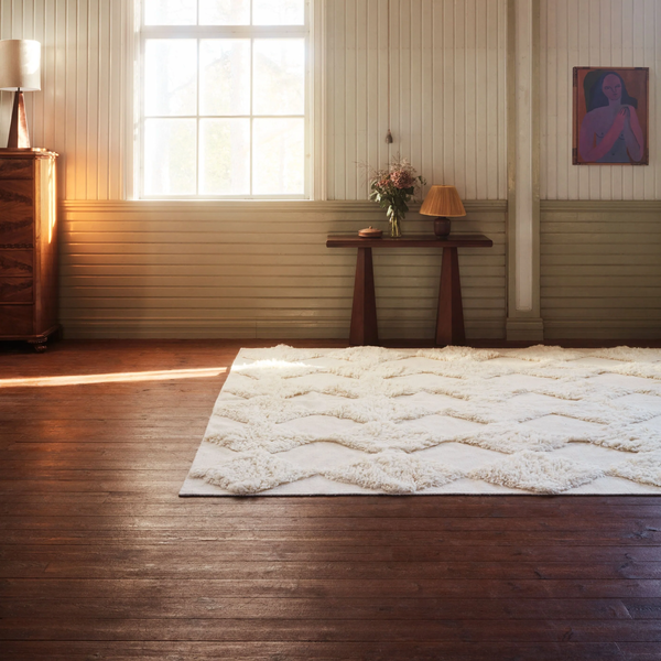 Chess Rya Ullteppe 200x300 cm Off-white
