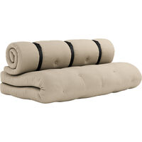 Buckle-Up Sofa Med Belte Utendørs Beige / Sort