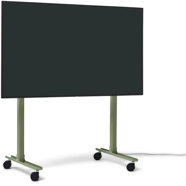 Straight Rollin' Tv Stand Mossy Green