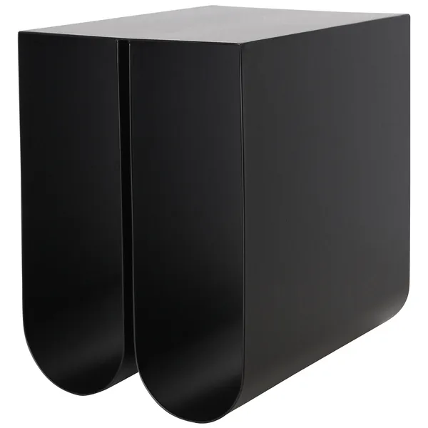 Curved Sidobord Svart