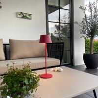 Modi Pöytävalaisin H358 cm Ruby Red