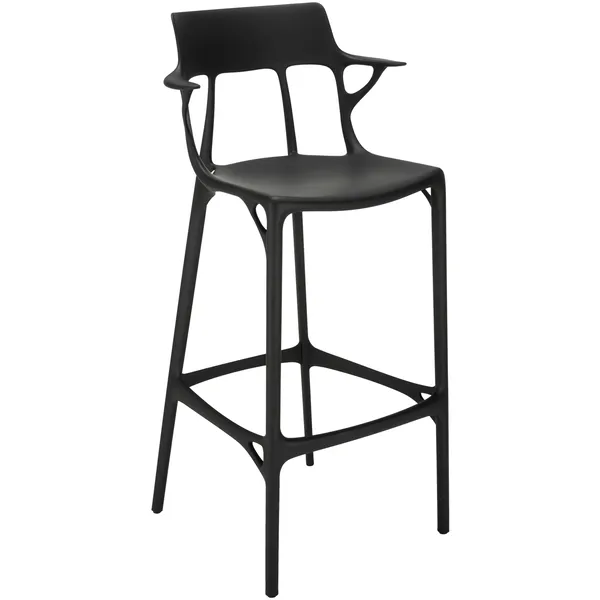 A.I. Barstol Resirkulert 75 cm Svart