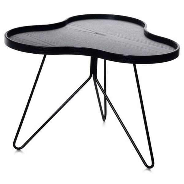 Flower Mono Bord 66x62cm Sort