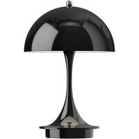 Panthella 160 Bordlampe Bærbar V3 Opaque Black