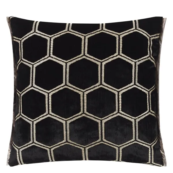 Manipur Kudde 43x43 cm Noir