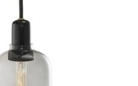 Amp Pendel Stor Smoke/Sort Marmor