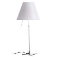 Costanza Table Lamp Aluminum/White