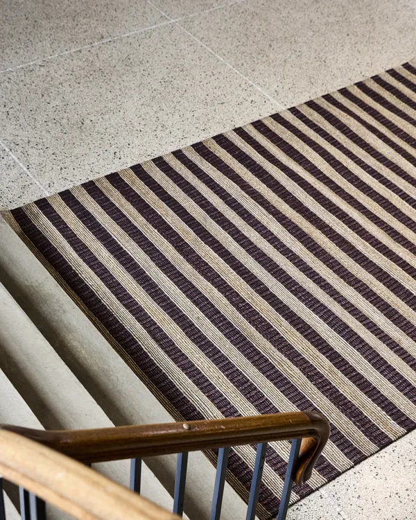 Block Teppe 200x300 cm Brun/Naturfarget