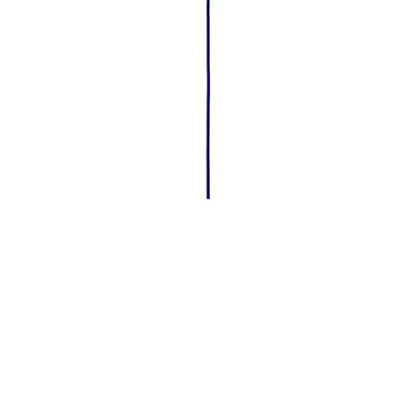 Stofledning 600 cm Cobalt Blue