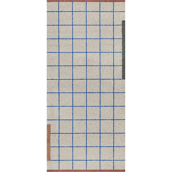Network Plastikmåtte Sand 70x150 cm