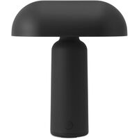 Porta Bordlampe Bærbar Svart