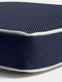 Plain Solsängsdyna 50x186 cm Marinblå