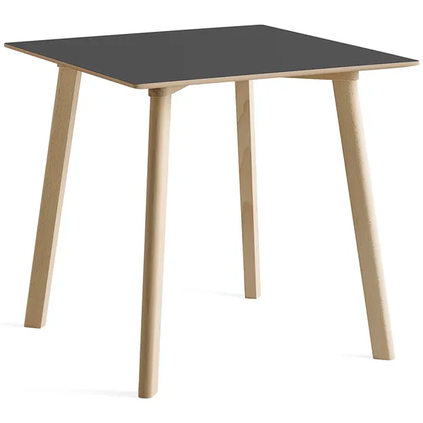 CPH Deux 210 2.0 Bord 75x75 cm Stone Grey / Ubehandlet Bøgetræ