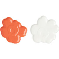 Unikko Shape Tallrik 13 cm 2-pack Ljusblå / Off-white