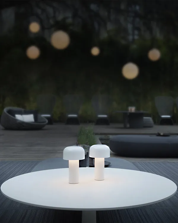 Bellhop Portable Lamp White