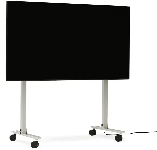 Straight Rollin' Tv Stand Pearl