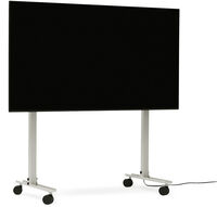 Straight Rollin' Tv Stand Pearl
