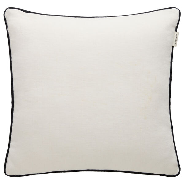 Soft Pude 50x50 cm Offwhite / Sort