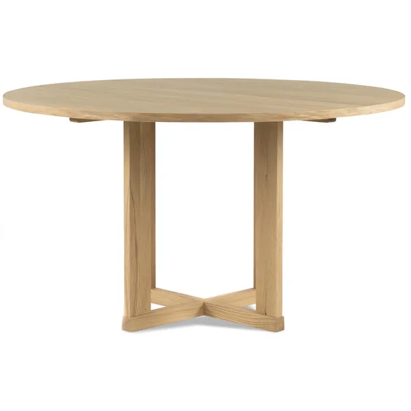Arv Bord Hvitpigmentert Eik Ø130 cm