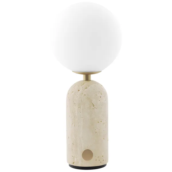 Torrano Bordlampe Bærbar Travertin