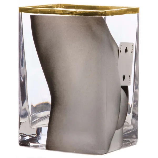 Two Of Spades Vase 10x14 cm