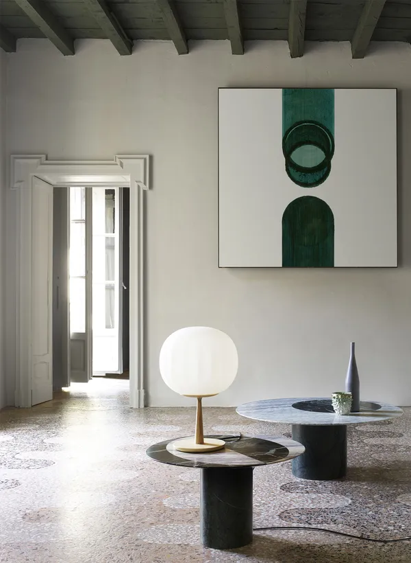 Lita Bordlampe 18 cm Ask / Opalglass
