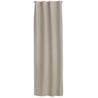 Nightfall Pimennysverho Laskostusnauhalla 135x250 cm Warm Beige
