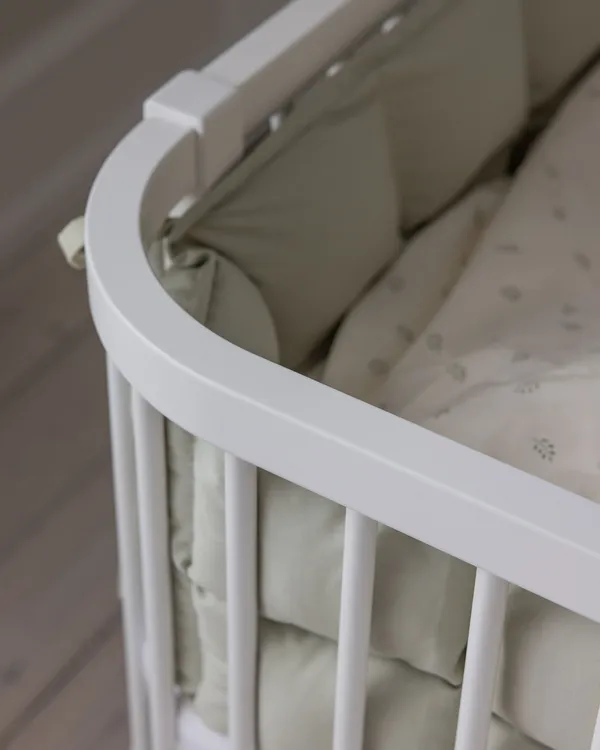 Bedside Crib Hvit