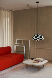 Flowerpot VP2 Pendel Black/White