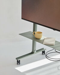 Straight Rollin' Tv Stand Mossy Green