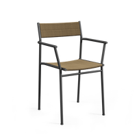 Vev Spisebordsstol Med Armlæn Grey Beige/Natual