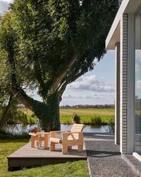 Crate Lounge-Tuoli Luonnollinen