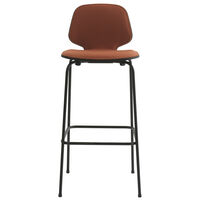 My Chair Barstol 75 cm Cognacfarvet / Sort Stål