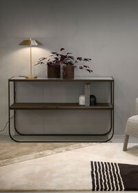 Tati Console 120 Sidobord Gjort av sten Quartz Grey / Elegant Grey
