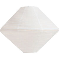 Paper Shade Diamond 60 Lampeskærm Classic White