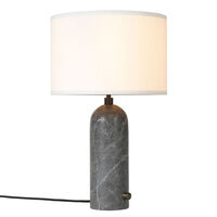 Gravity Bordlampe Liten Grå Marmor / Hvit